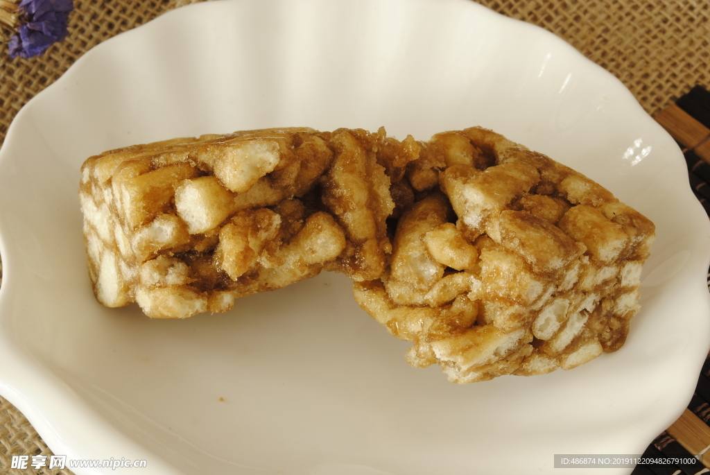 沙琪玛 糕点 黑糖沙琪玛