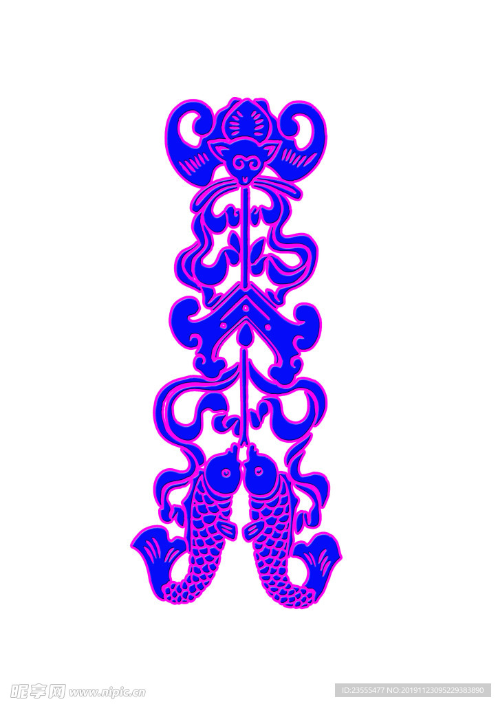 传统背景 民族底纹 边框花纹