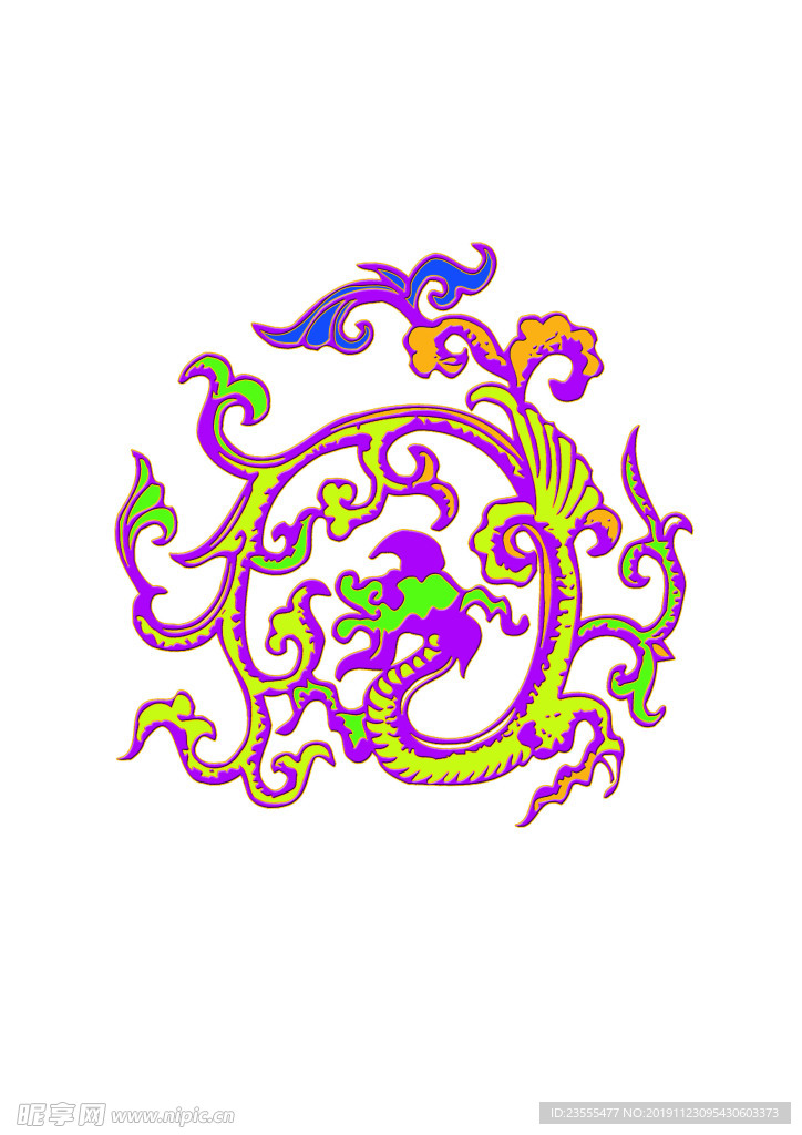 传统背景 民族底纹 民族花纹