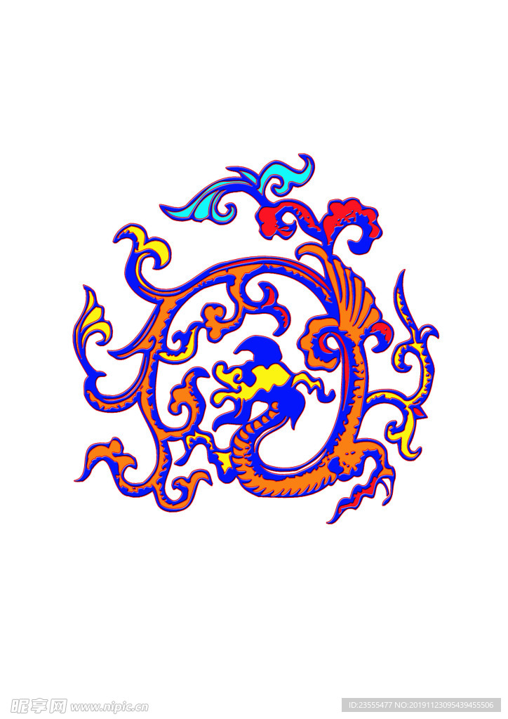 传统背景 民族底纹 民族花纹