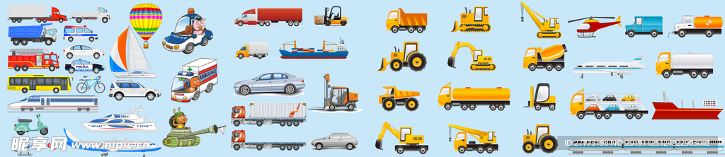 卡通儿童汽车玩具背景墙