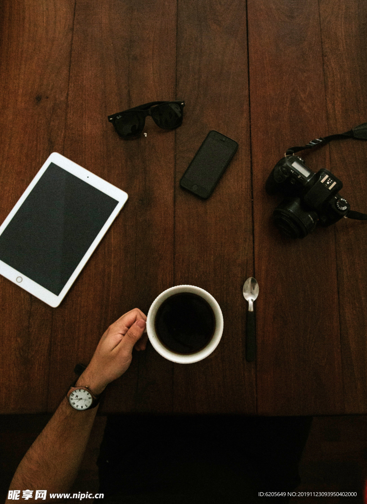 商务人士的午后生活