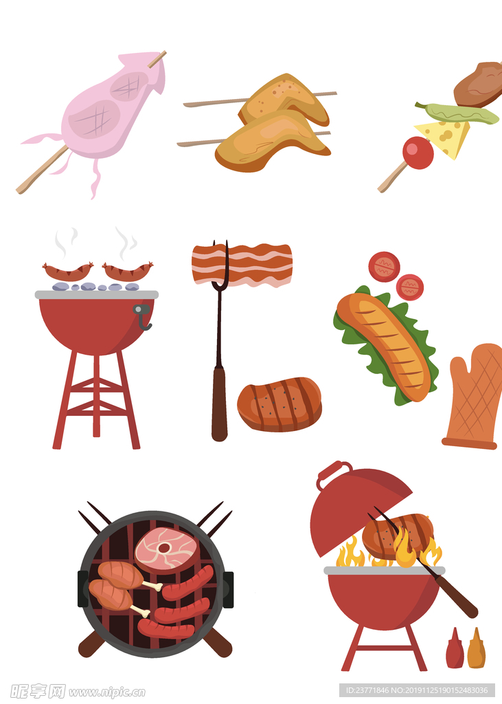 烧烤图标