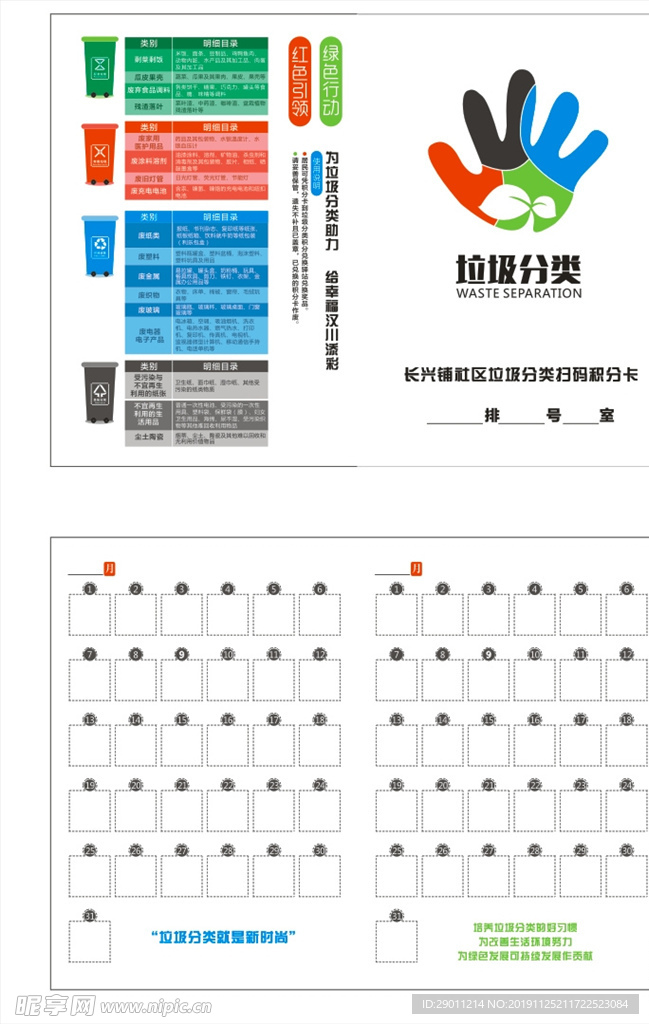 垃圾分类一览表