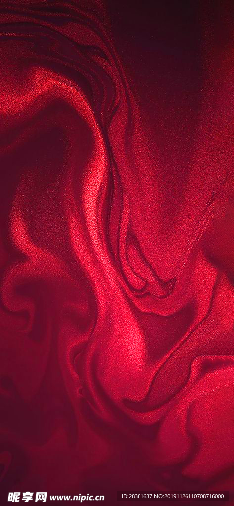 红色丝绸抽象背景