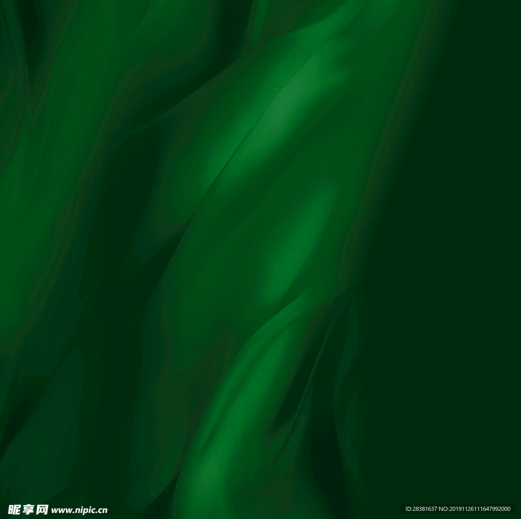 绿色丝绸背景