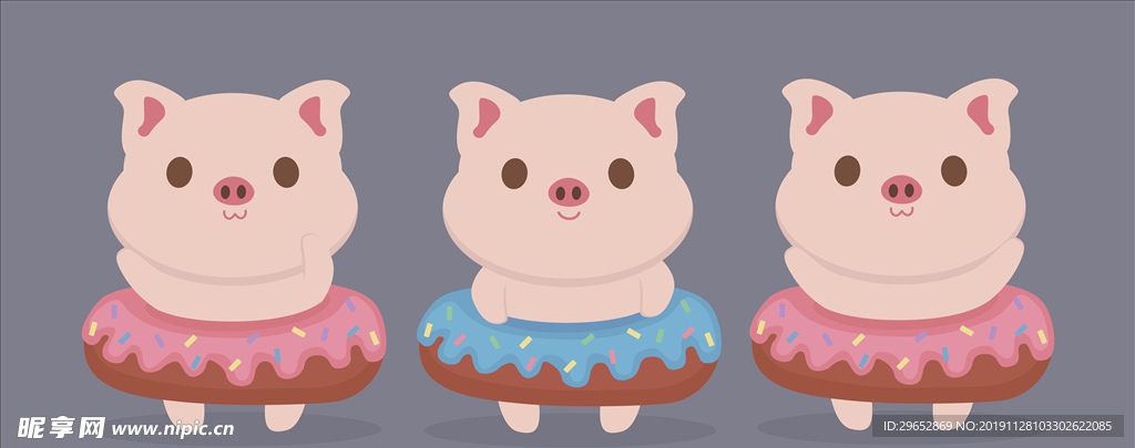 卡通猪