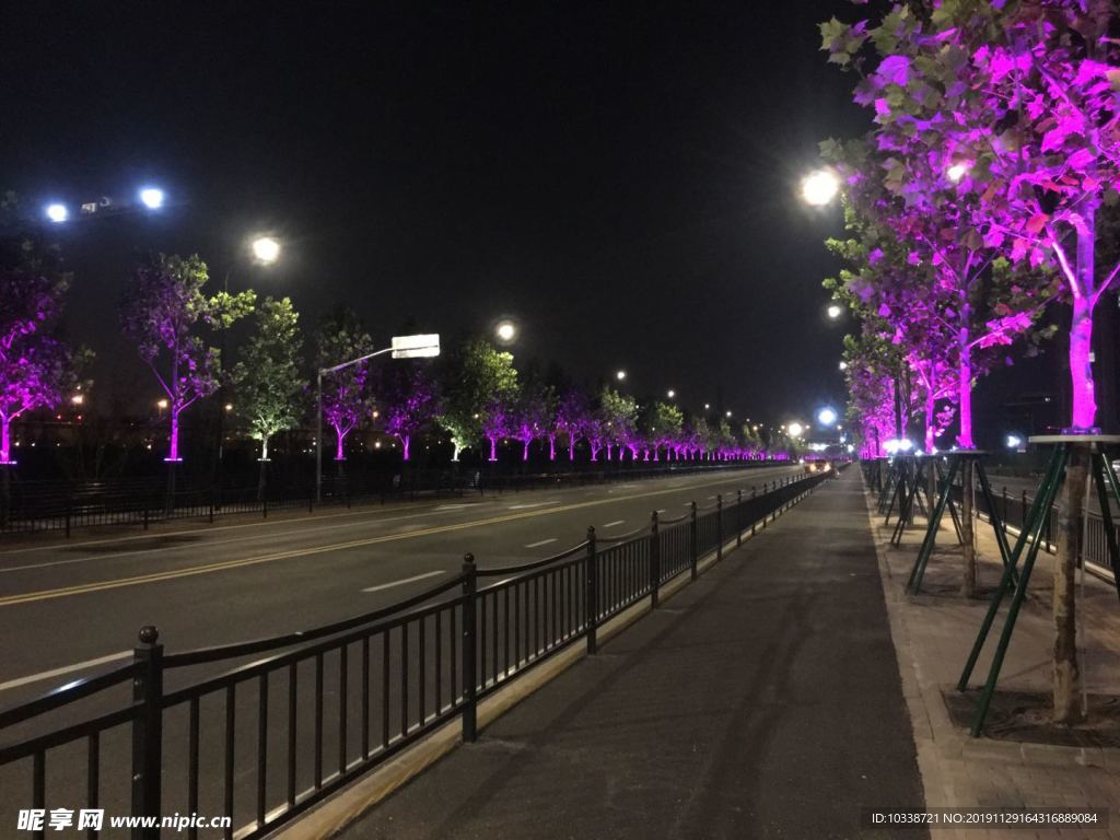 进博会 夜景 亮化 LED 灯