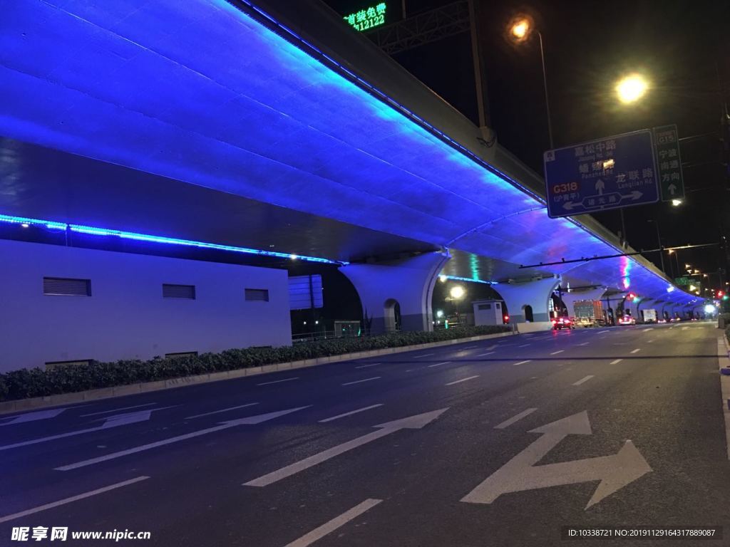 进博会 夜景 亮化 LED 灯