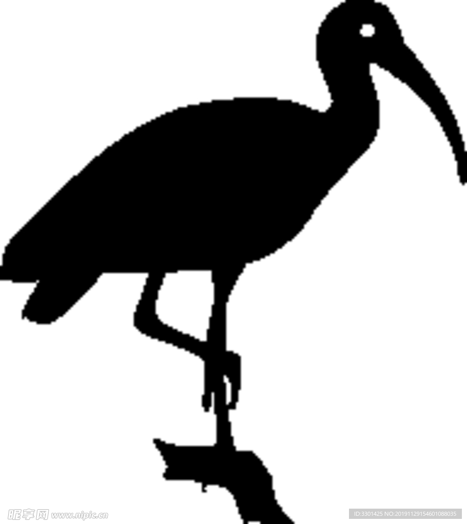 野生动物系列 鹳 矢量图 动物