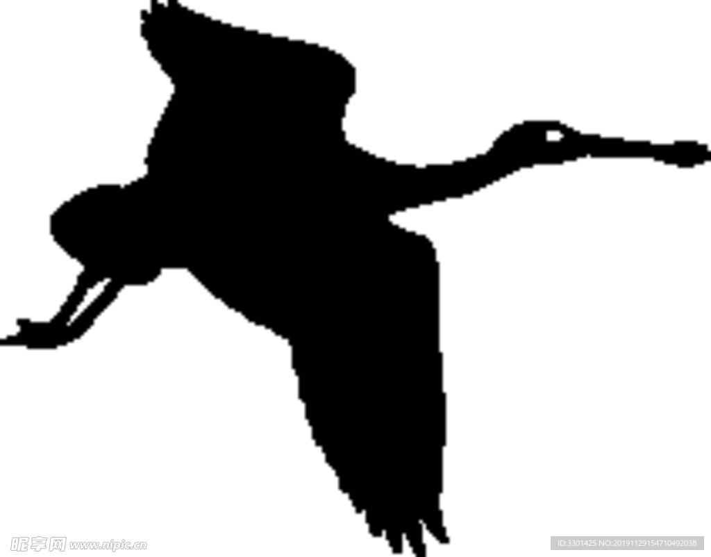 野生动物系列 鹳剪影