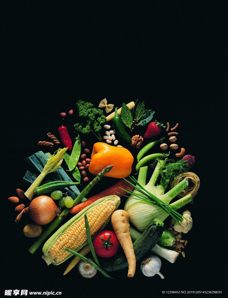 各种新鲜的蔬菜