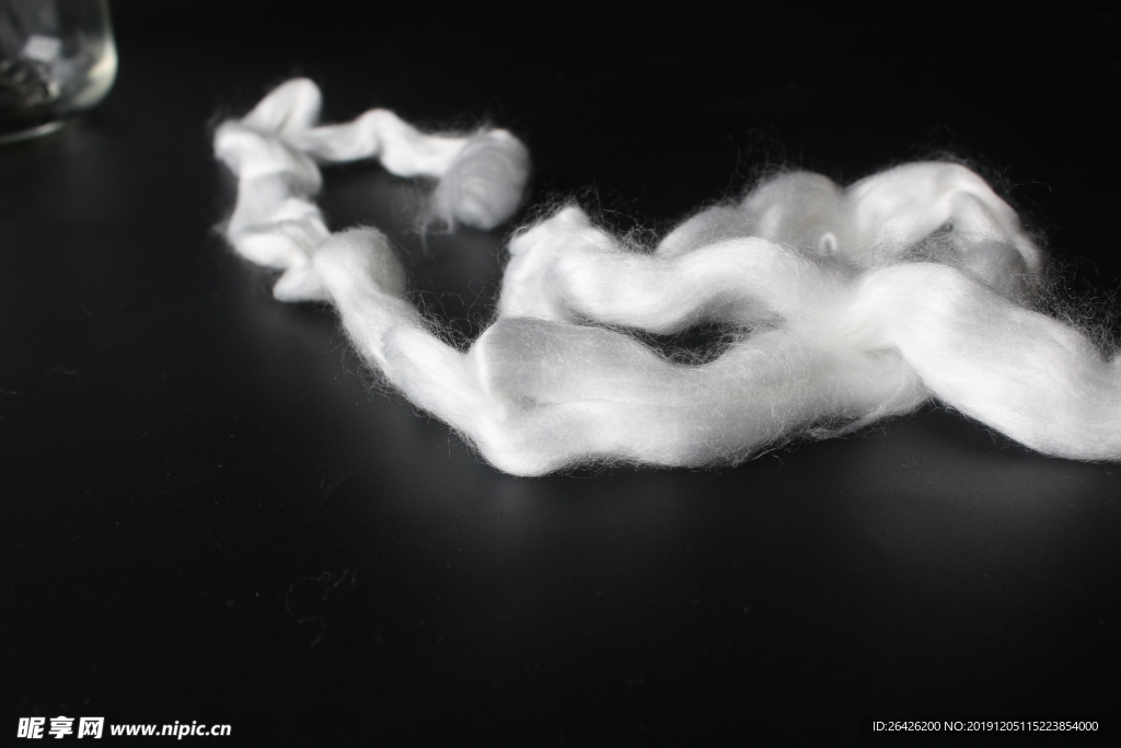 纤维 竹纤维 白丝 白线 细节