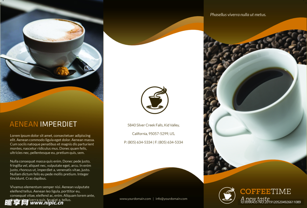 三折页设计样机