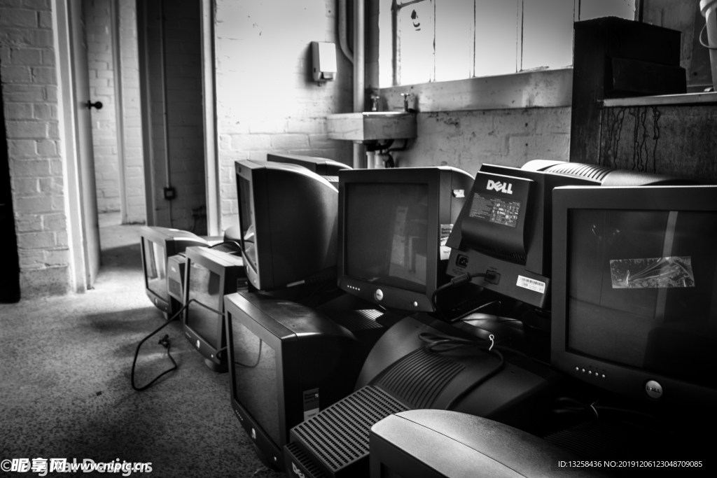 电脑 屏幕 电子 垃圾 背景