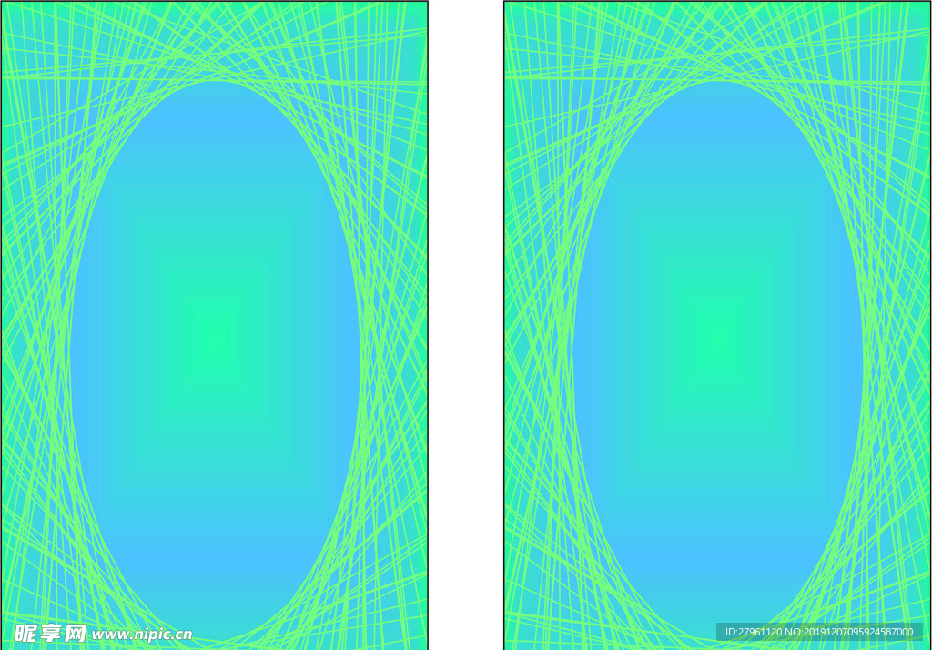 线条  悬空图案