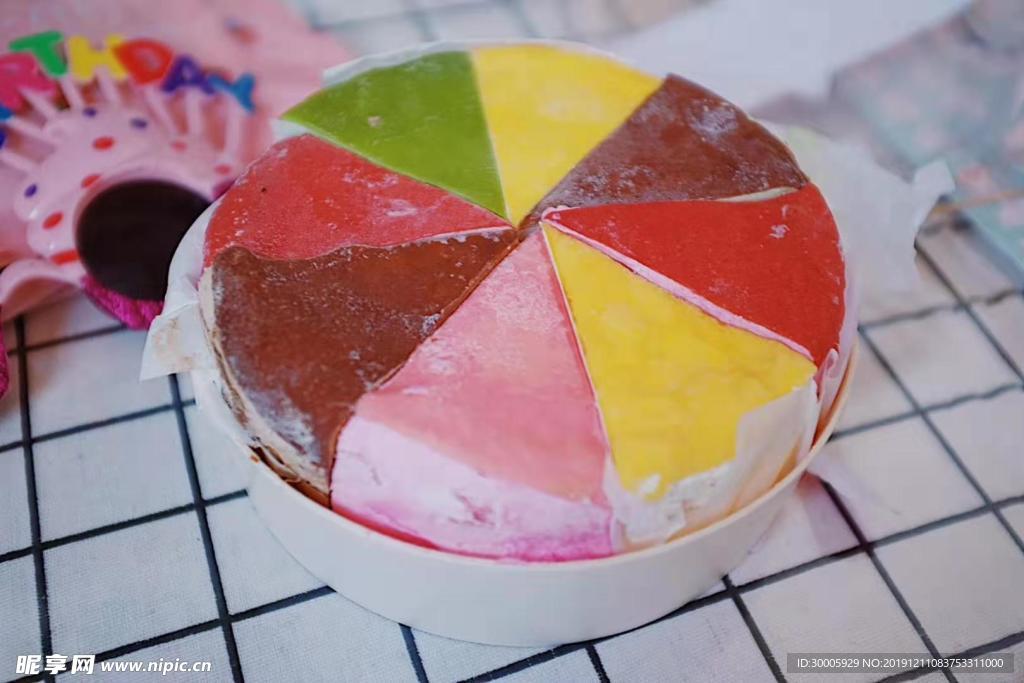 八拼千层  生日蛋糕