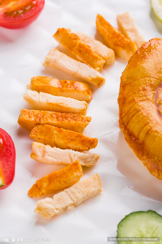 鸡胸肉鸡肉摄影图