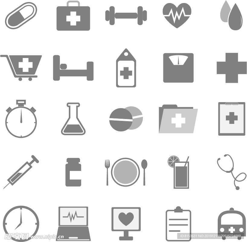 医疗图标透明格式