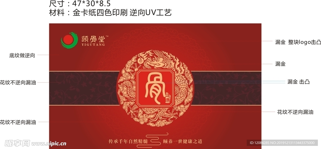 精油包装 养生包装 平面图