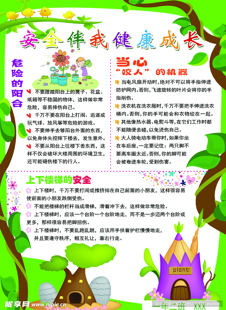 安全知识 手抄报