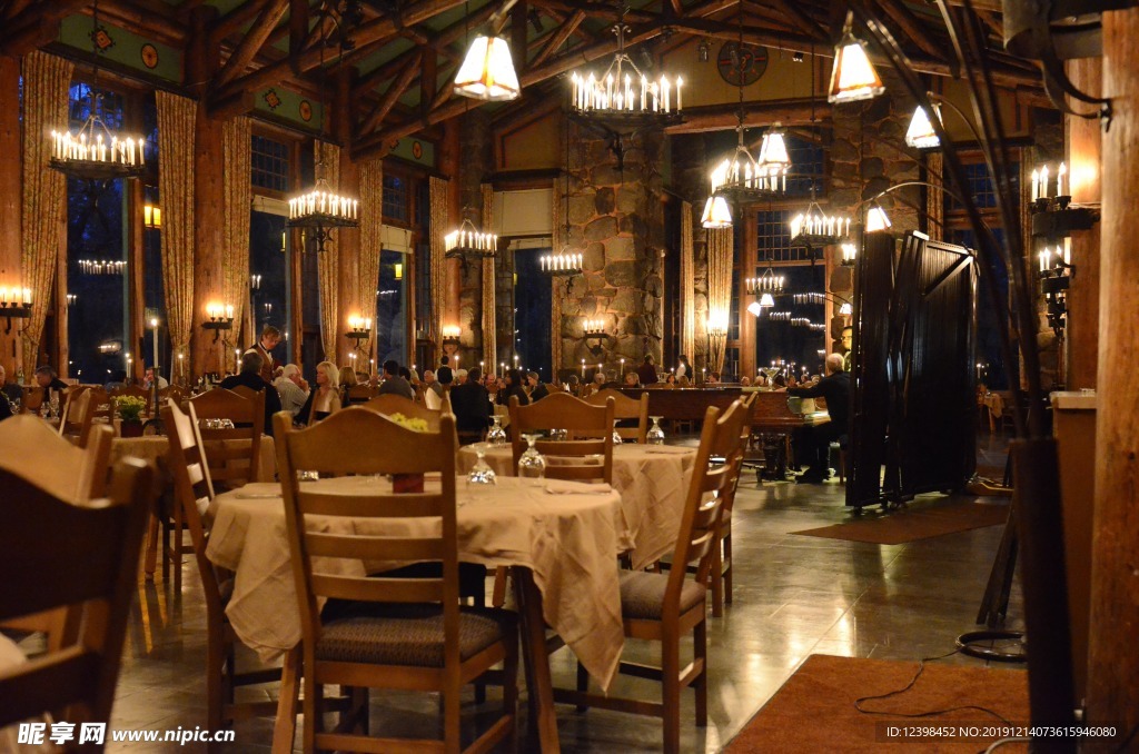 高档餐厅内景