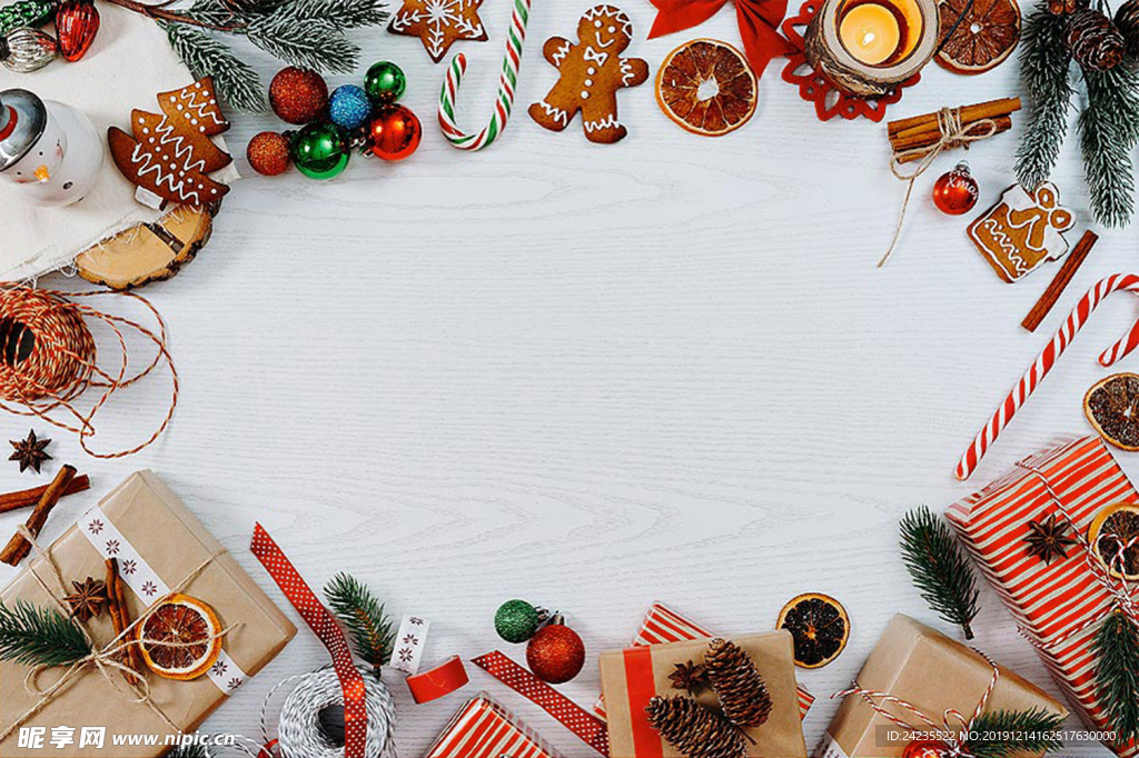 圣诞节banner海报背景图