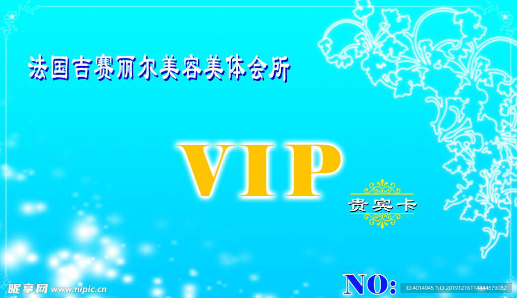 VIP 蓝色卡