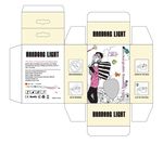 灯包装英文平面展开图