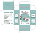 灯包装平面展开图