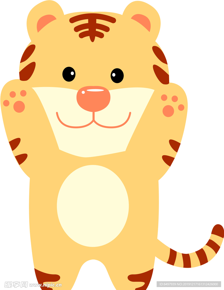 卡通老虎
