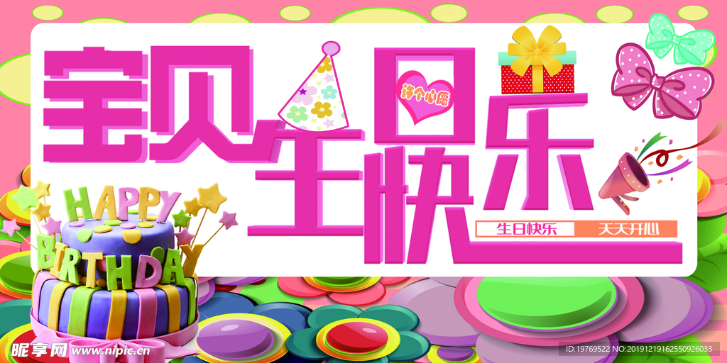 生日展板生日快乐