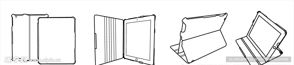 矢量平板电脑套