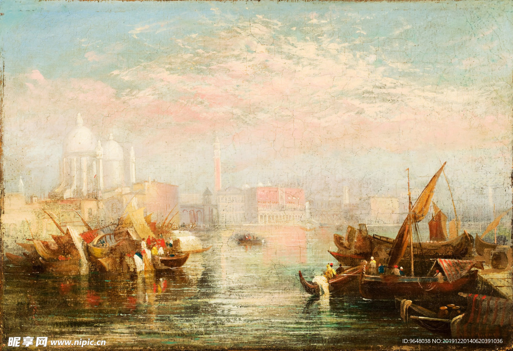 透纳浪漫主义古典油画水彩风景