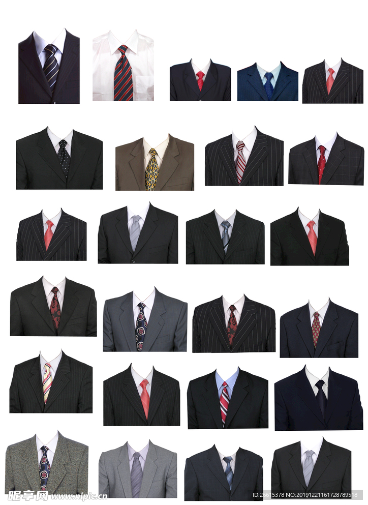 证件照  男士  商务照 领带