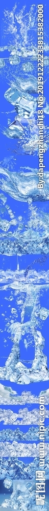 水 冰素材