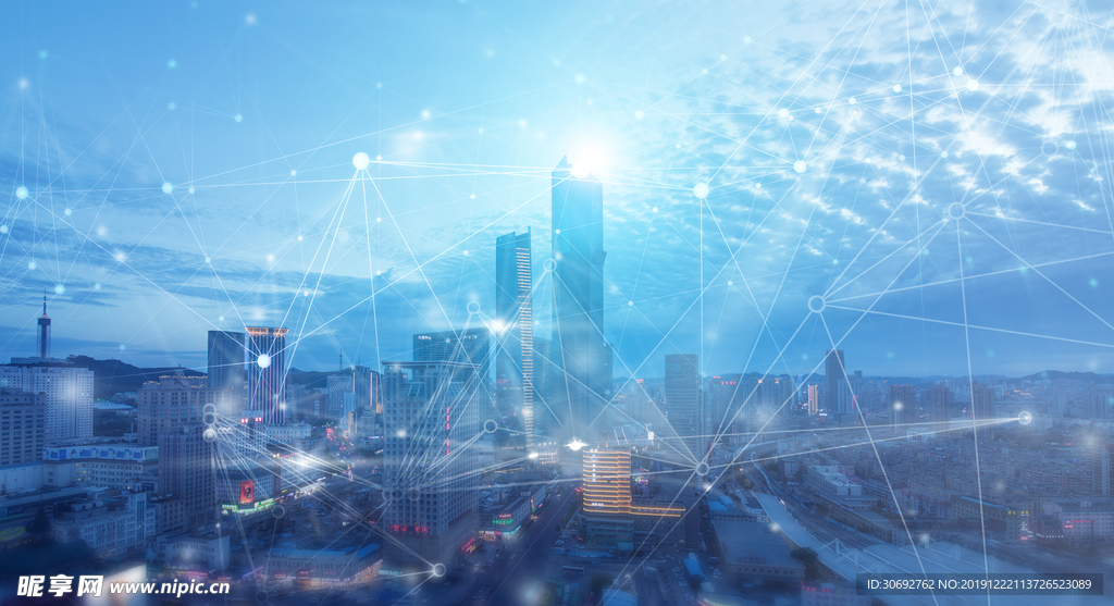 科技城市背景