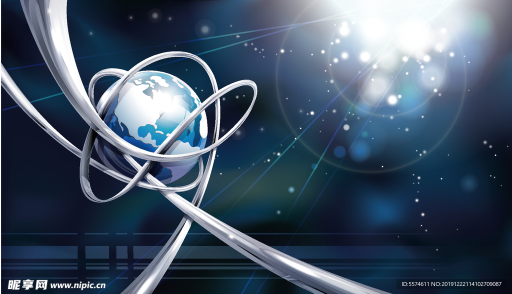 现代网络科技背景