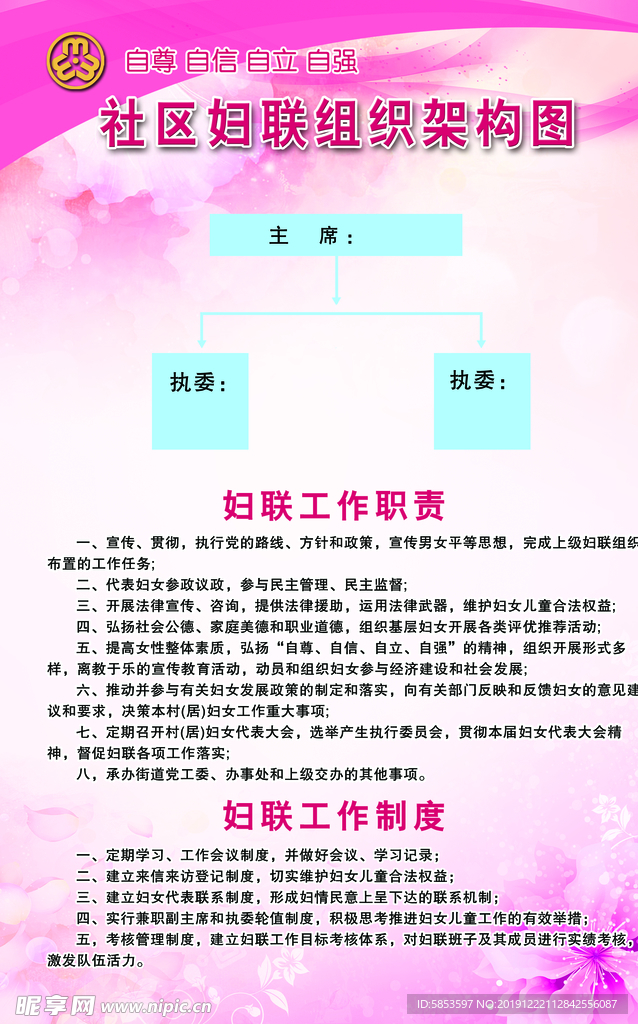 妇联组织架构图