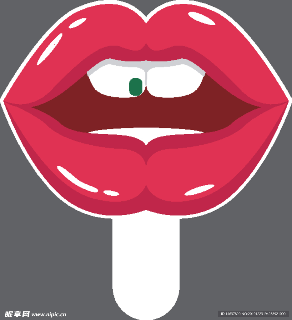 嘴唇 唇 唇印 嘴 口红 设计