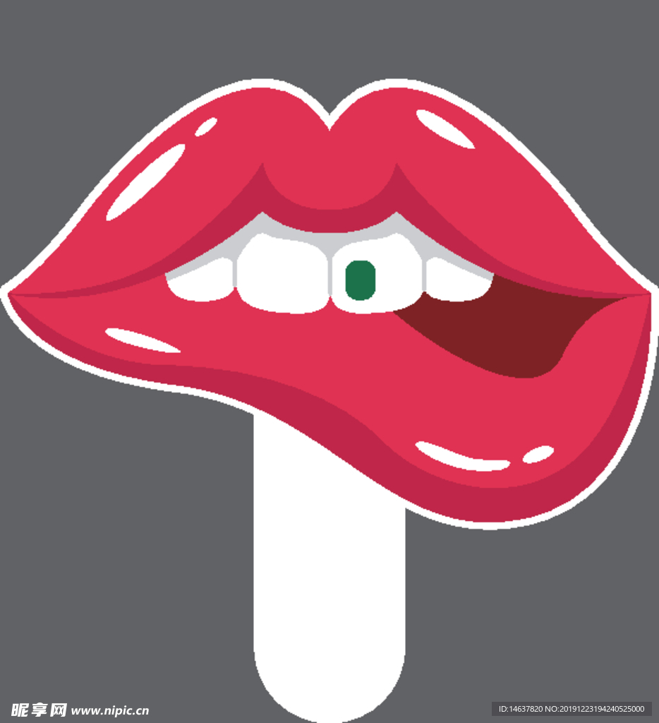 嘴唇 唇 唇印 嘴 口红 设计