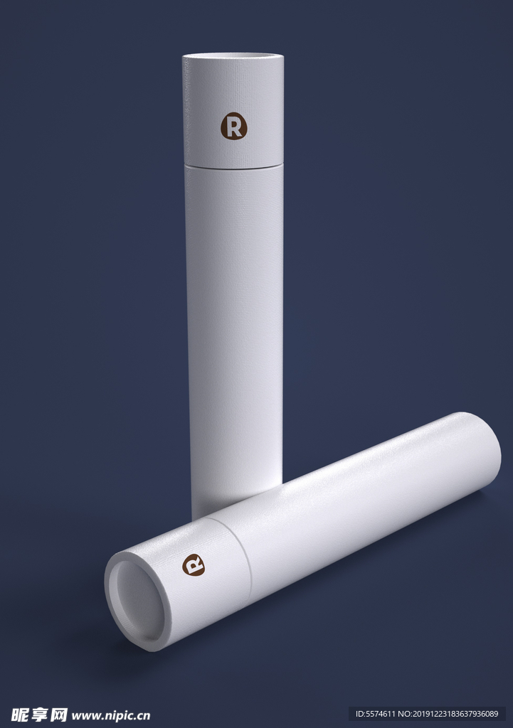 办公卷纸筒效果图