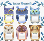 猫头鹰校园课程表