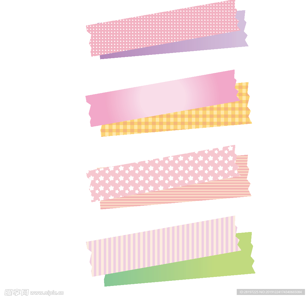 可爱标签促销纸