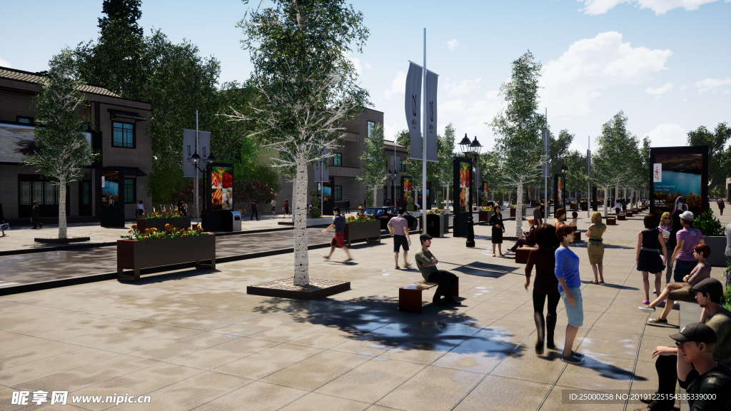 乡村文化美食街