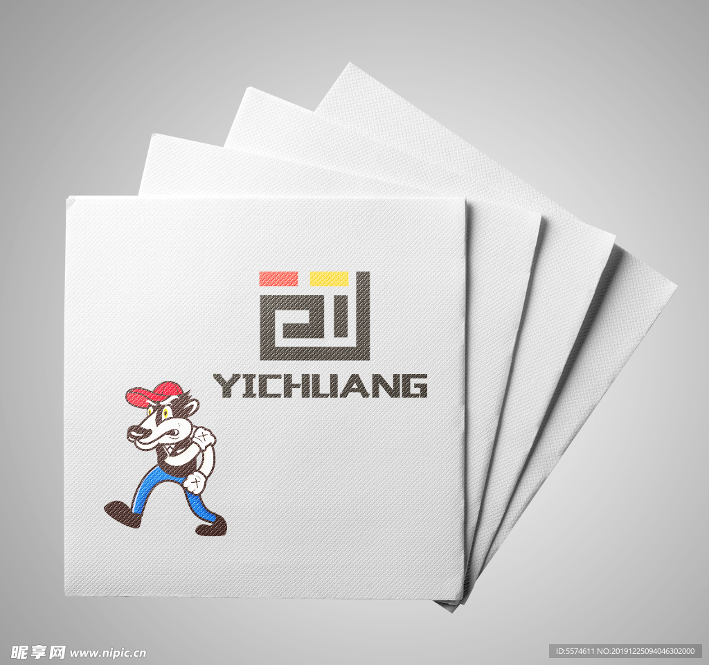 餐巾纸效果图样机