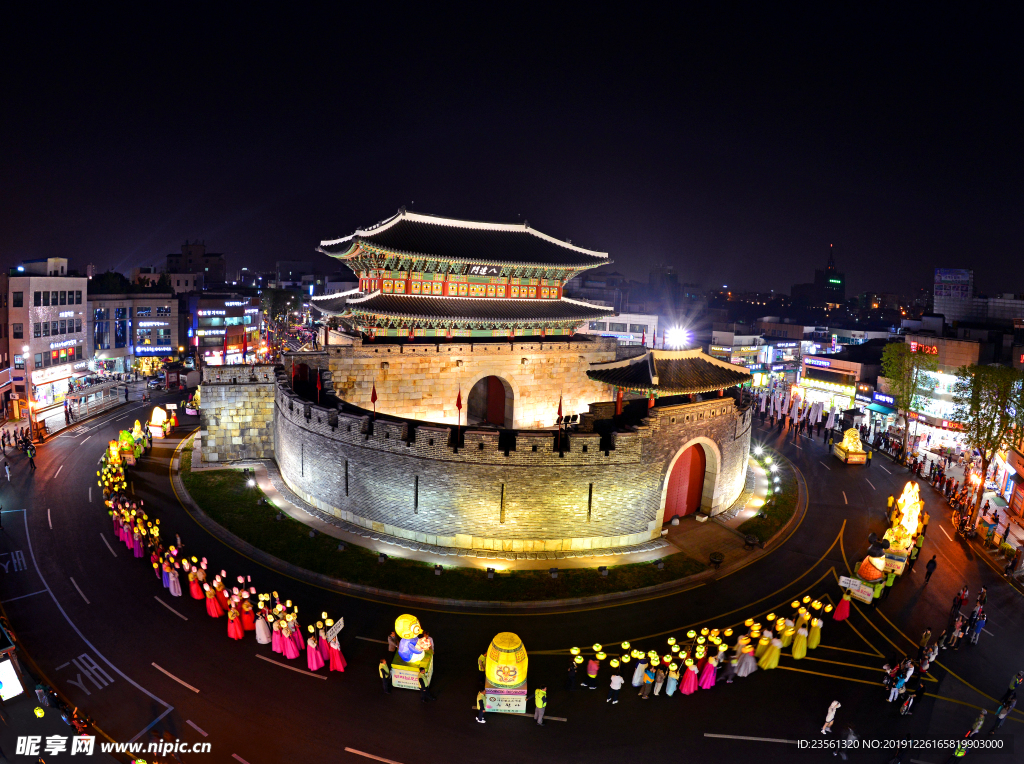 韩国水原华城八达门