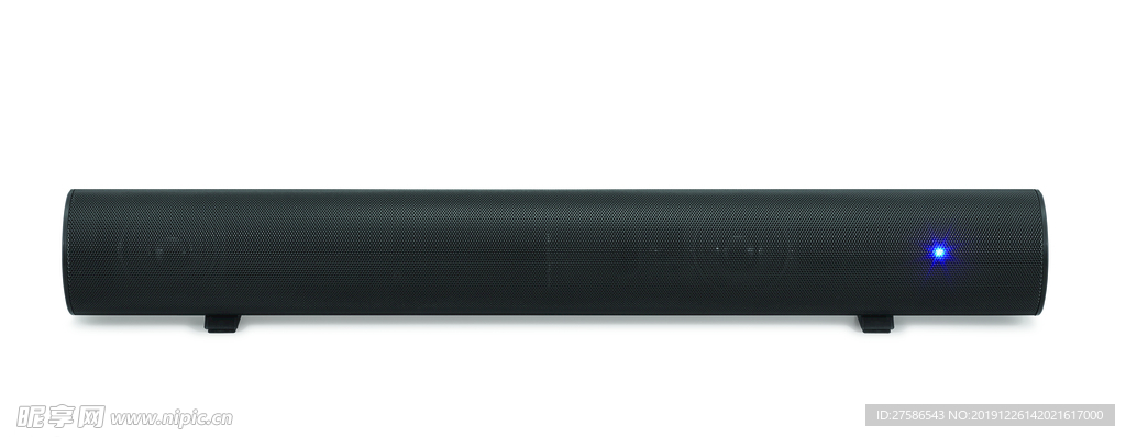 黑色长条音箱