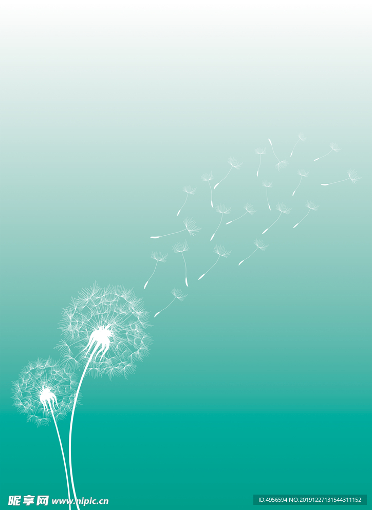 蒲公英矢量图