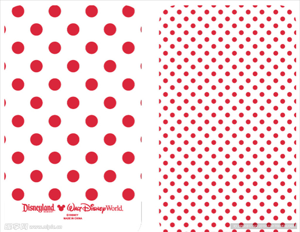 迪士尼圆点图案